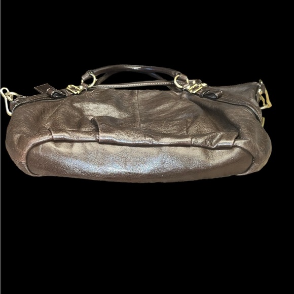 COACH Madison Sophia Chocolate Brown Hobo Purse with Bag cover - Picture 5 of 13
